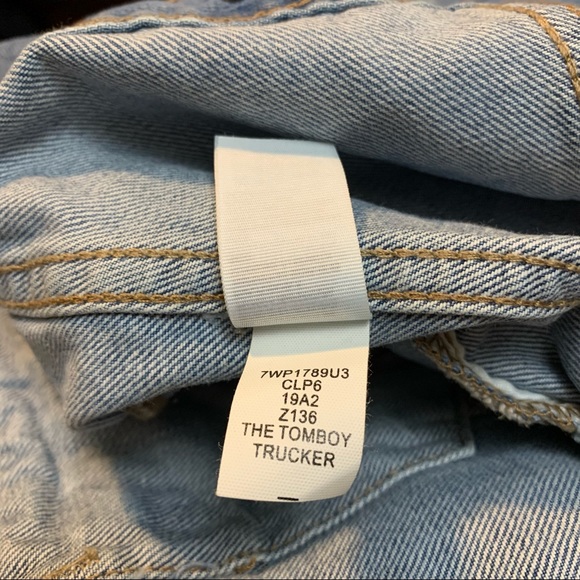 Lucky Brand Tomboy Trucker Denim Jacket S/P - Picture 7 of 7